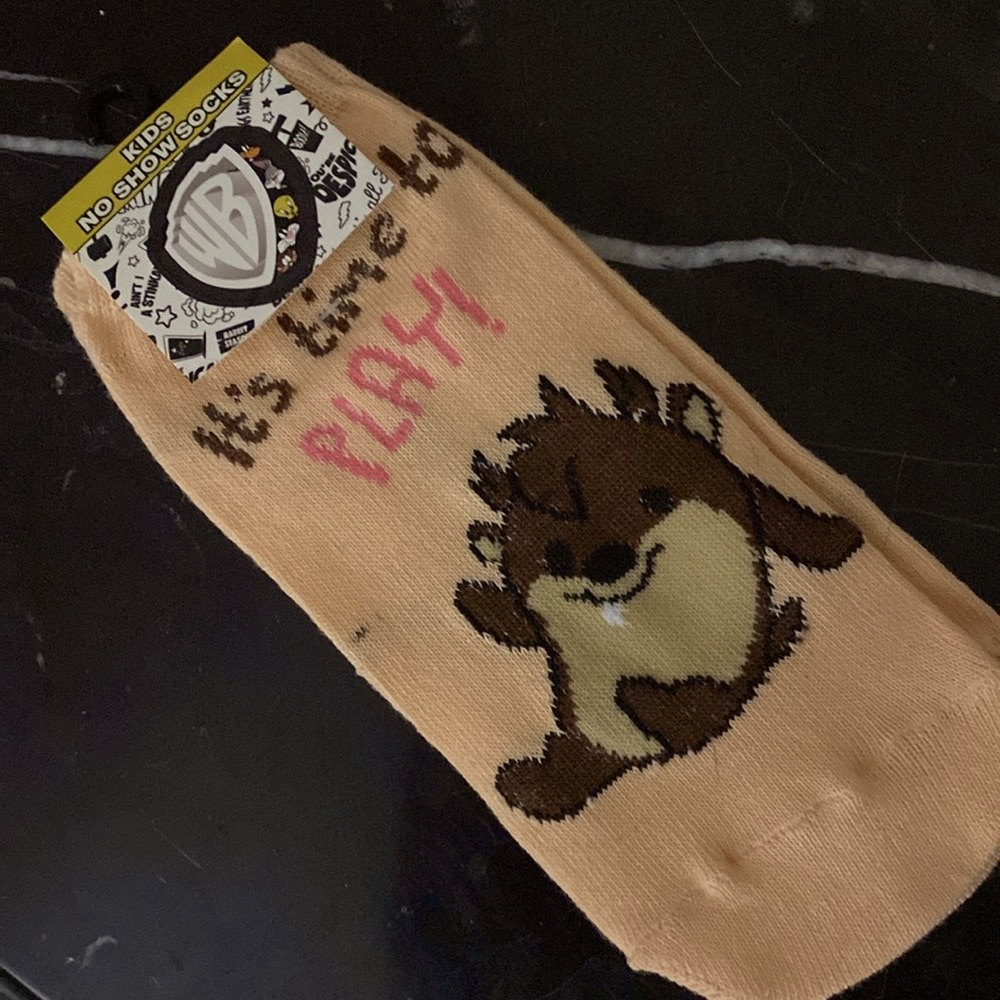 Baby Tazmanian Devil Kids No Show Socks 🧦